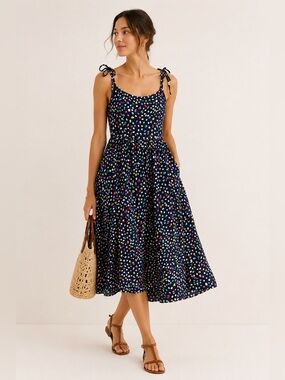 floaty midi dress in striped cotton voile J. Crew | Dresses | Jcrew Floaty Midi Dress In Striped Cotton Voile